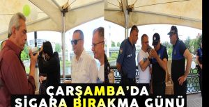 ÇARŞAMBA’DA SİGARA BIRAKMA GÜNÜ