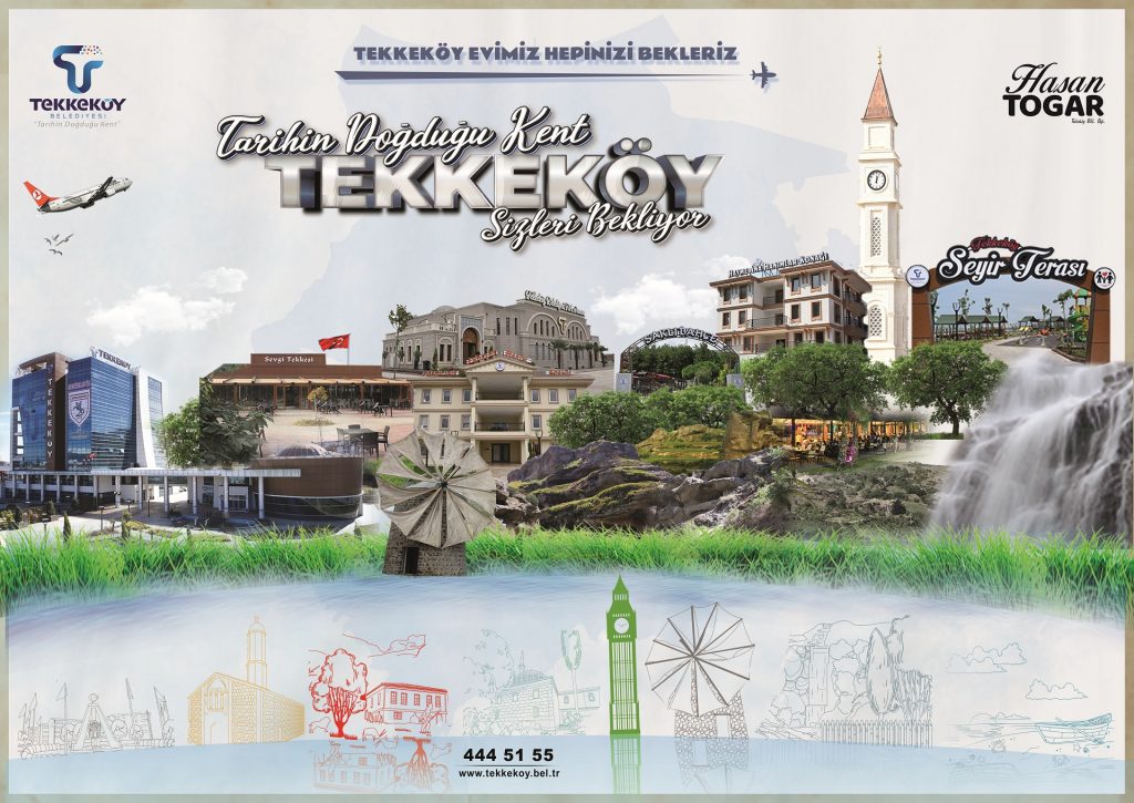 TEKKEKÖY GEZİ HARİTASI'YLA TURİZM DİJİTALE TAŞINDI 1 TEKKEKOY BELEDIYESI HARITA EYLUL 2022 1