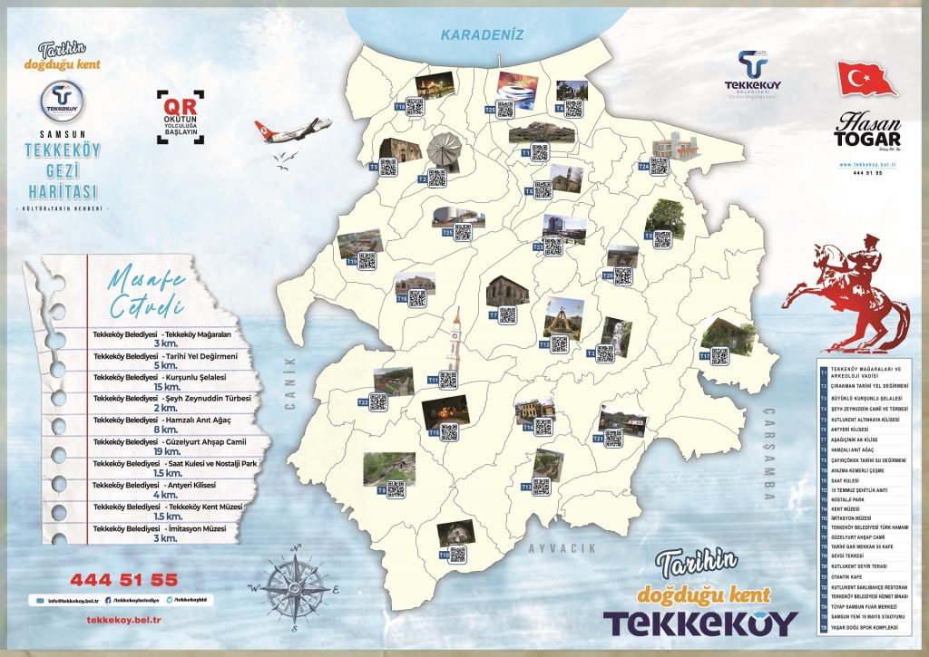 TEKKEKÖY GEZİ HARİTASI'YLA TURİZM DİJİTALE TAŞINDI 2 TEKKEKOY BELEDIYESI HARITA EYLUL 2022