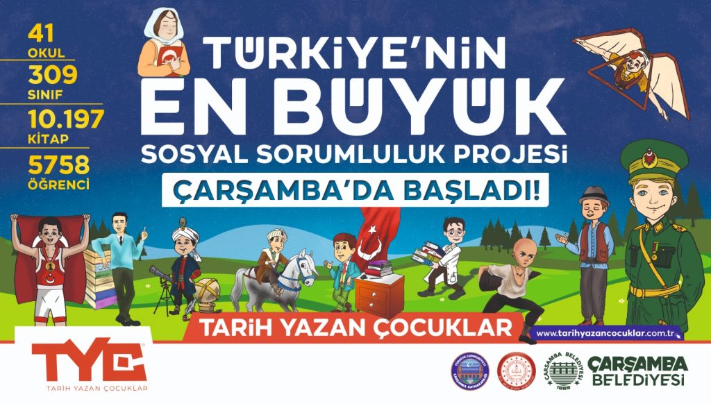 CARSAMBA BELEDIYESI TARIH YAZAN COCUKLAR PROJESI 2