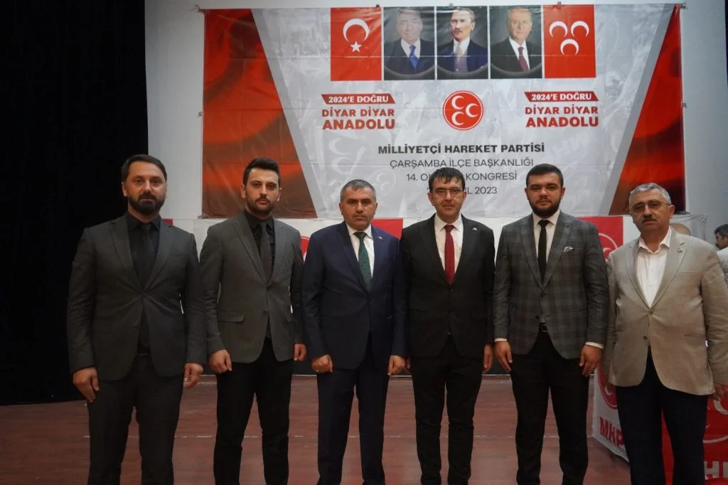 MHP ÇARŞAMBA KONGRESİNDE, ÖZGEN ALPER YALÇIN BAŞKAN SEÇİLDİ 3 carsamba3