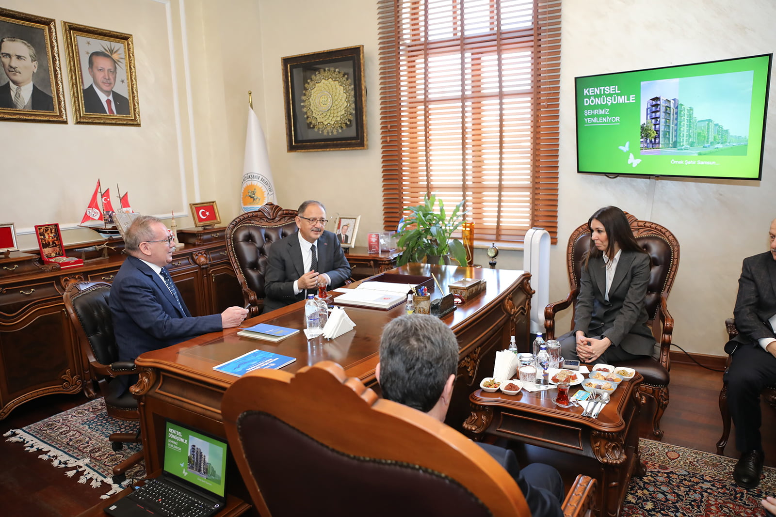 Bakan Ozhaseki Baskan Demiri ziyaret etti 4