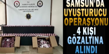 UYUŞTURUCU OPERASYONU: 4 KİŞİ GÖZALTINA ALINDI 9 THGC