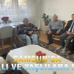 SAMSUN’DA ENGELLİ VE YAŞLILARA DESTEK 34 YJFTY