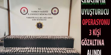 UYUŞTURUCU OPERASYONU 3 KİŞİ GÖZALTINA ALINDI 6 tmbg