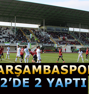 ÇARŞAMBASPOR 2’DE 2 YAPTI 16 TBMK